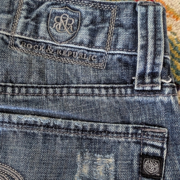 Men's Blue Jeans Rock Republic Bolt - Picture 7 of 15